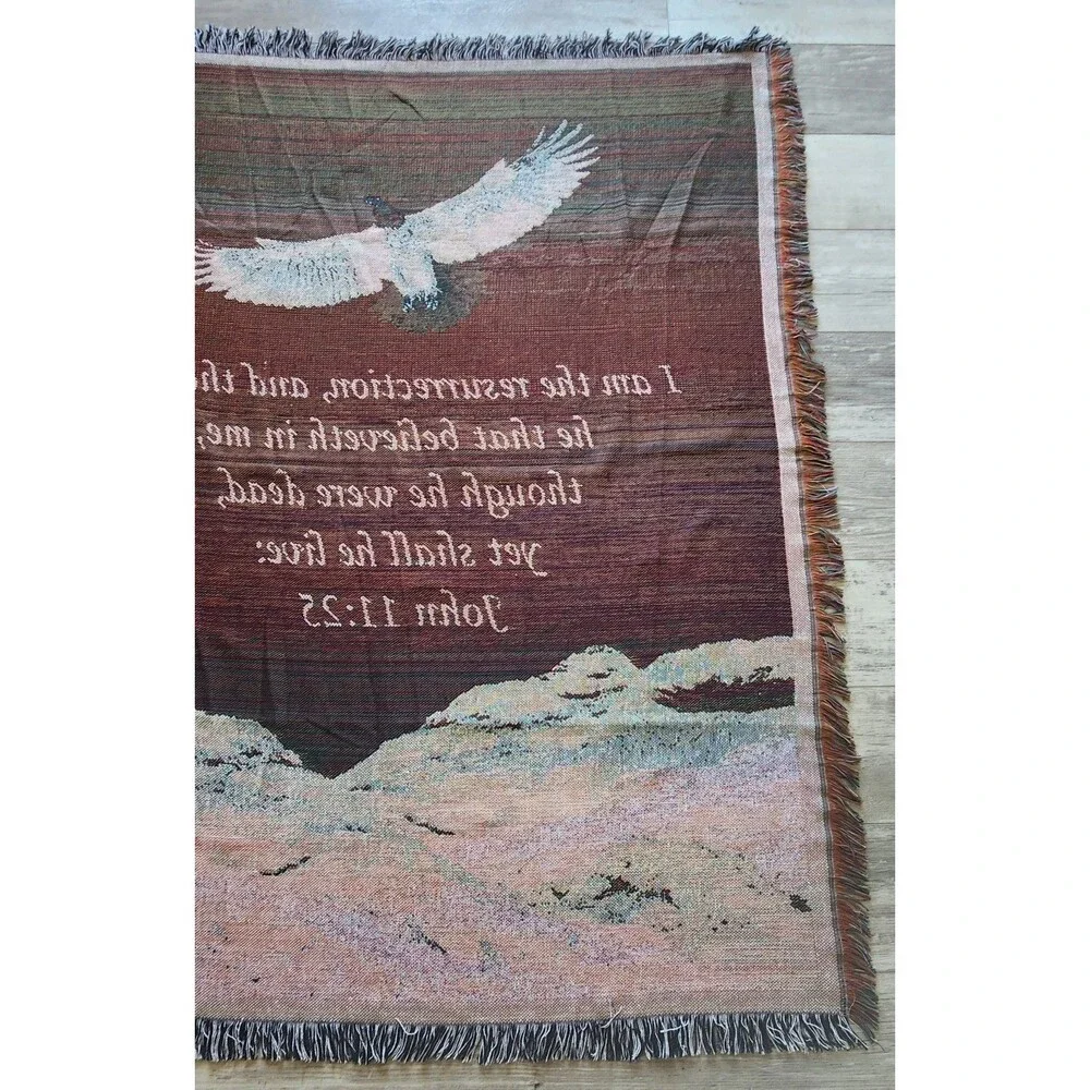 Eagle woven tapestry